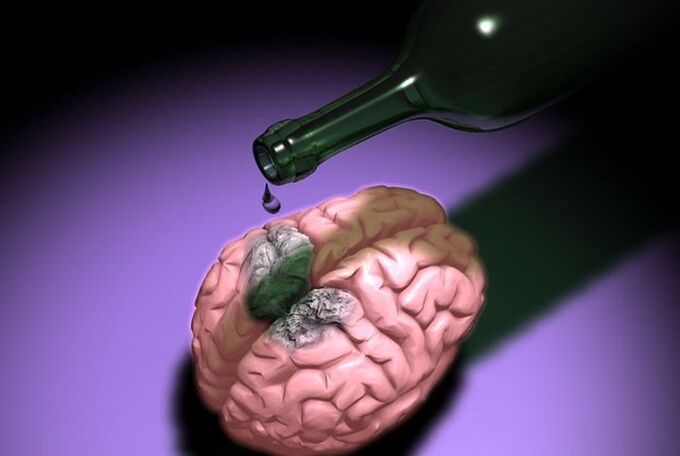 kako alkohol vpliva na možgane